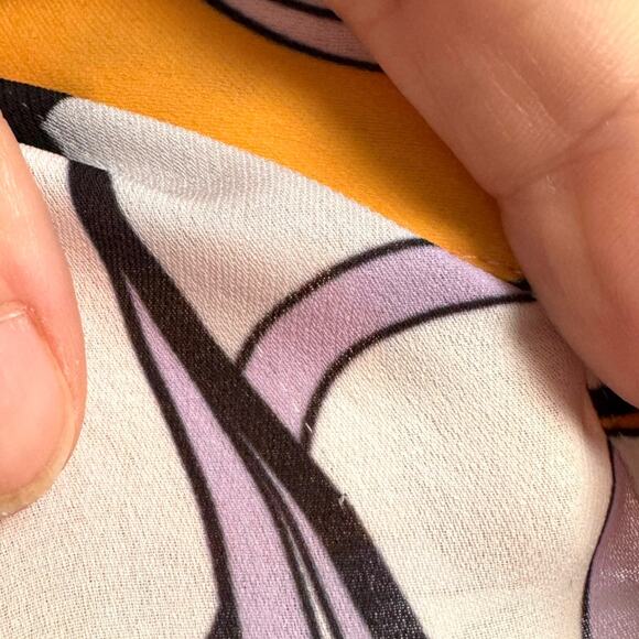 Marciano Mulitcolor Two Piece Retro 70's Blouse and Maxi Skirt Set Women's M - Picture 6 of 16